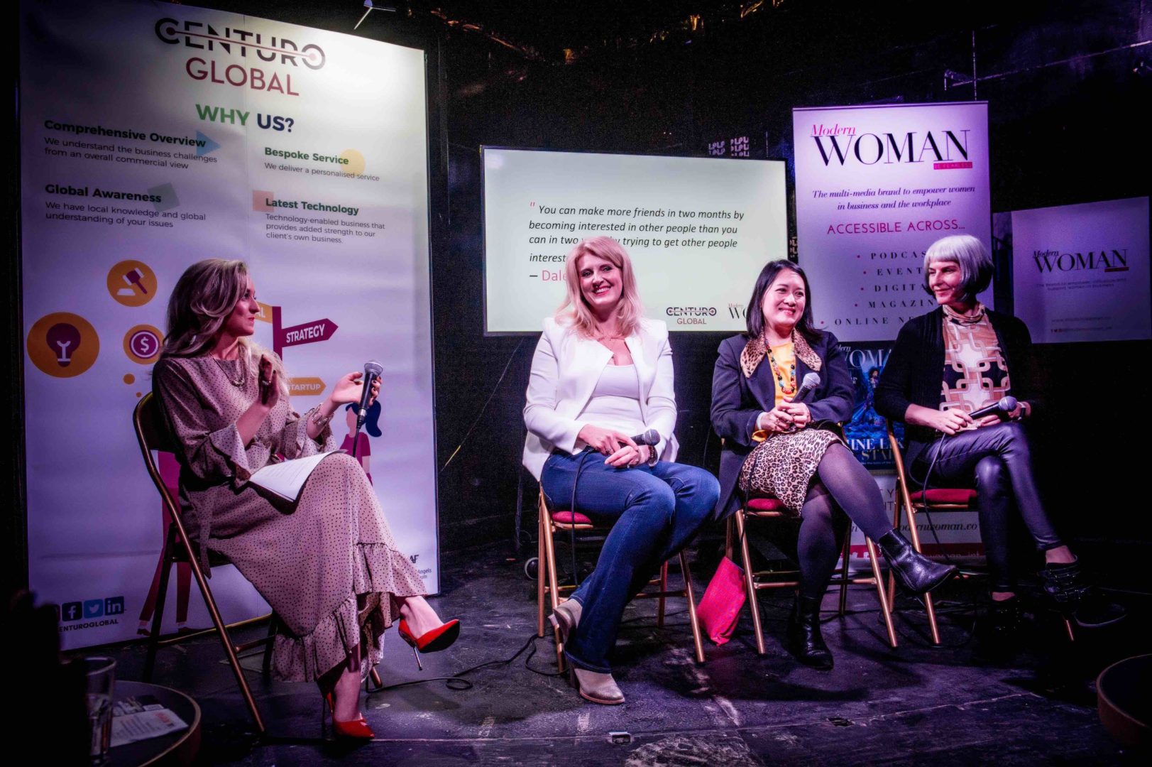 Modern Woman Confirmed Panellists for ‘The Business Series’ (Weds 5 Feb 2020)